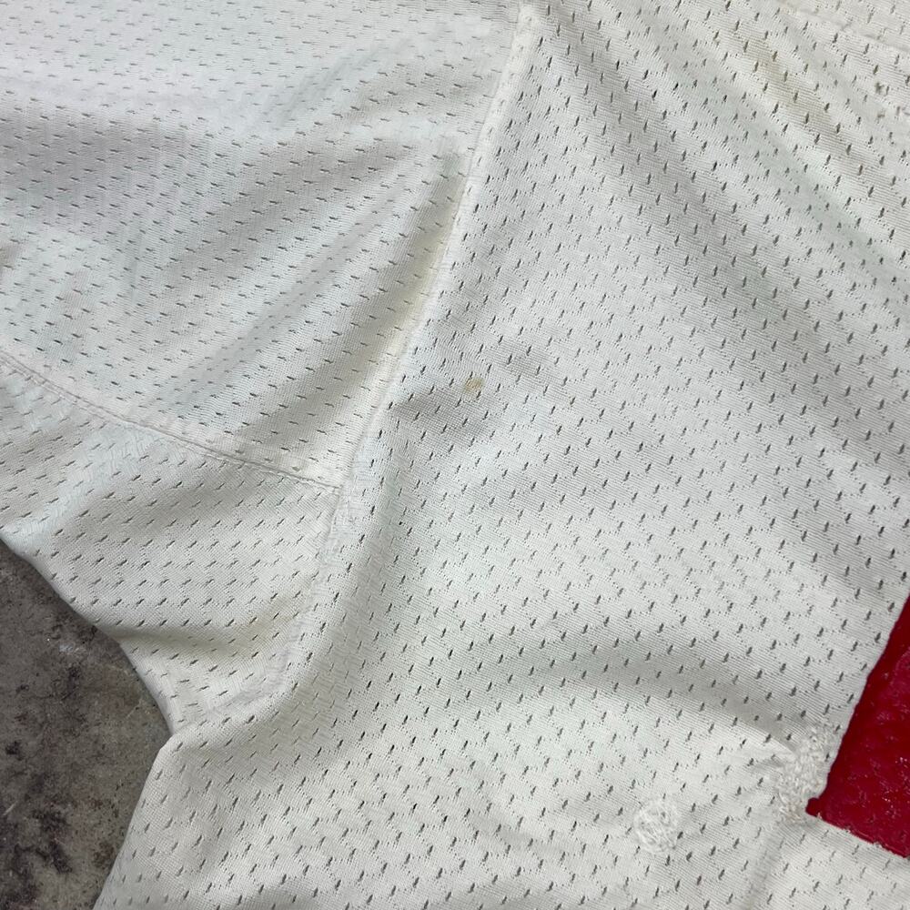 True Vintage Champion Mesh Football Jersey #51 USA Made Large 70s 80s Distressed - Picture 10 of 16